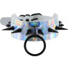 Joy Jewels Collier à pointes Strobo Laser Argenté-Noir